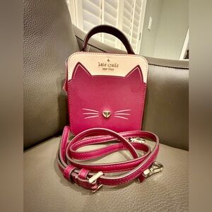 Kate Spade Silver Glitter Crystal-Embellished crossbody or shoulder bag NWT